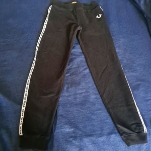 True Religion Joggers size M(14) Black